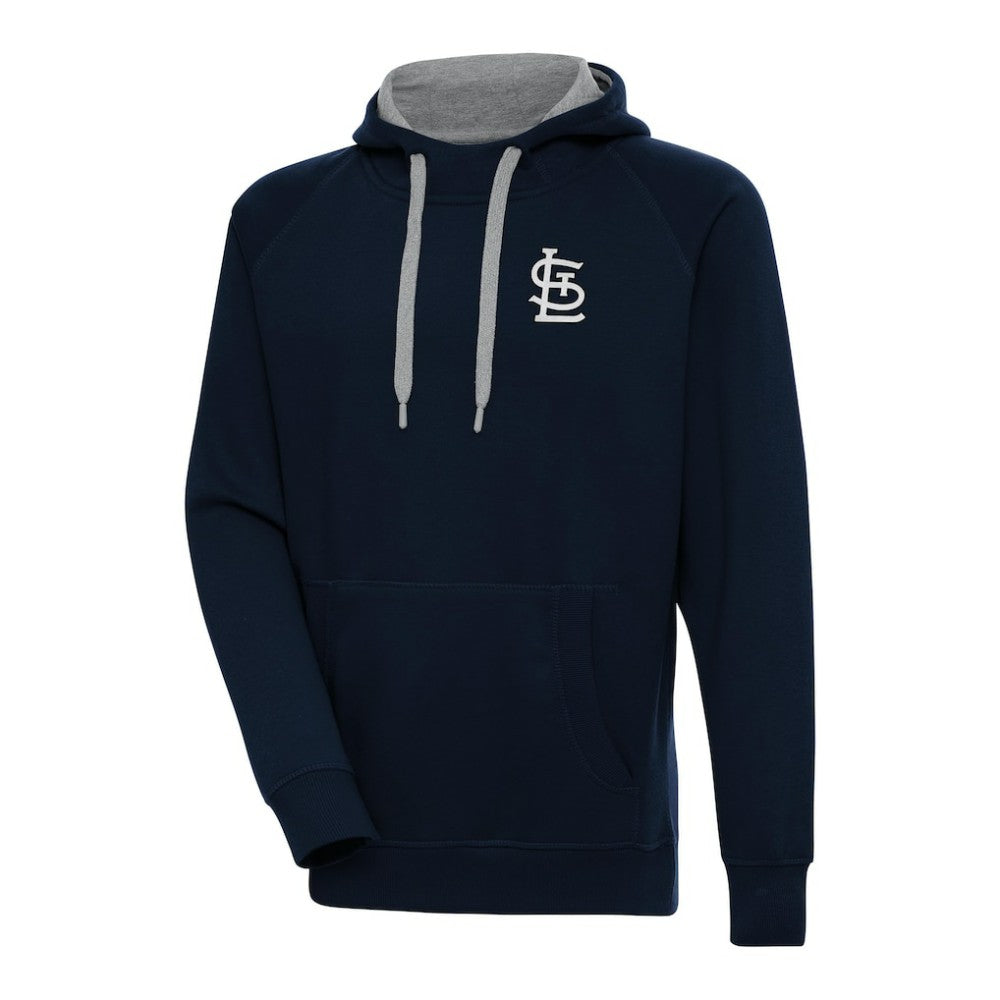 St. Louis Cardinals Antigua Metallic Victory Pullover Hoodie - MLB