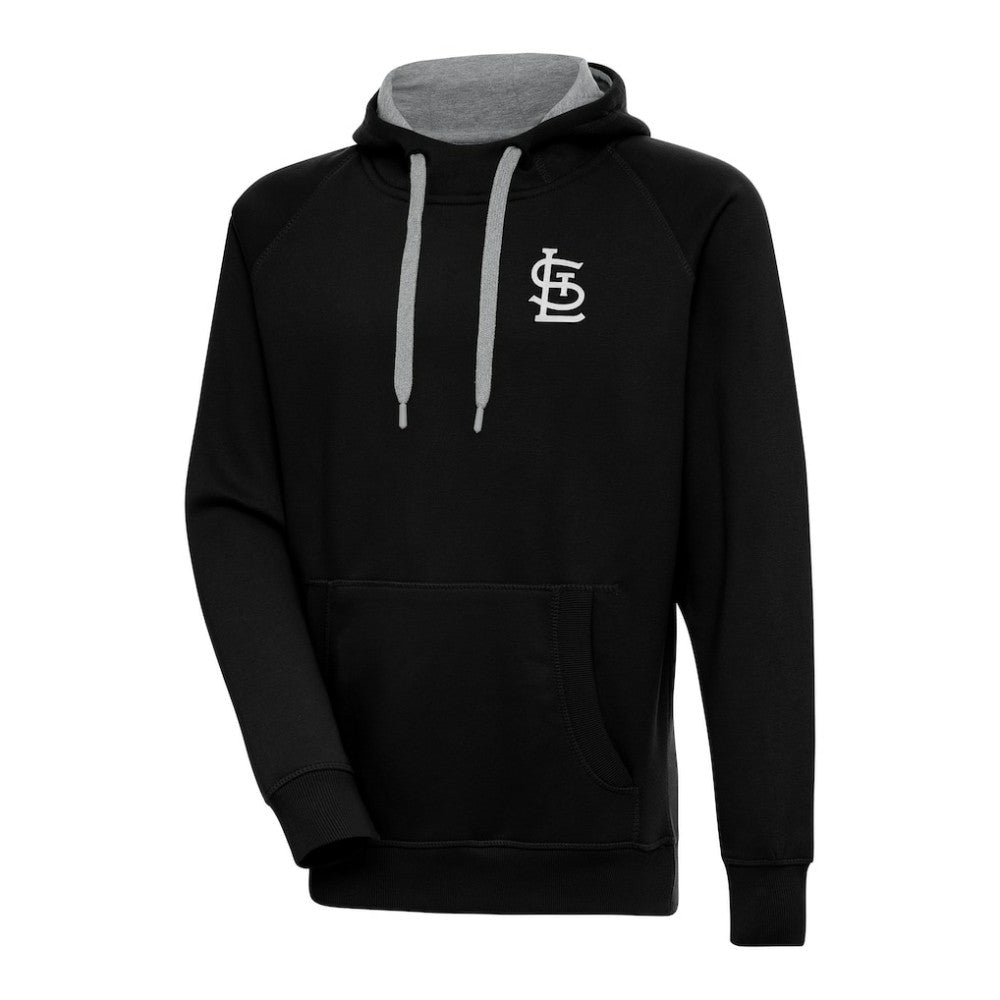 St. Louis Cardinals Antigua Metallic Victory Pullover Hoodie - MLB