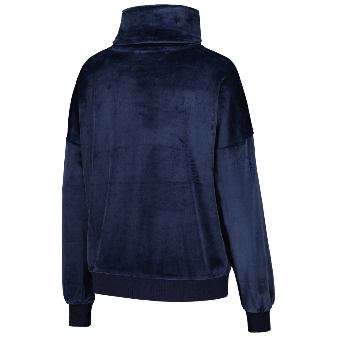 Tennessee Titans DKNY Sport Women's Deliliah Rhinestone Funnel Neck Pullover Sweatshirt Navy | NFL