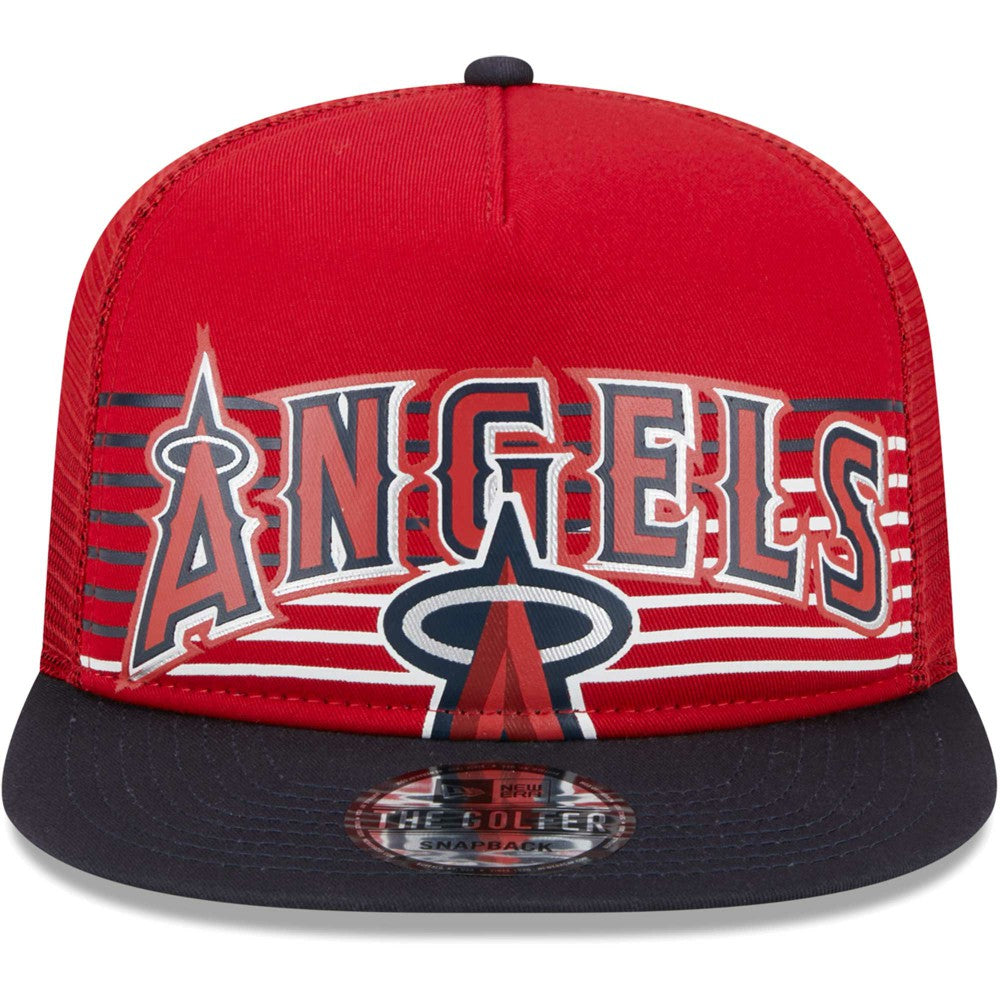 Los Angeles Angels New Era Speed Golfer Trucker Snapback Hat - MLB