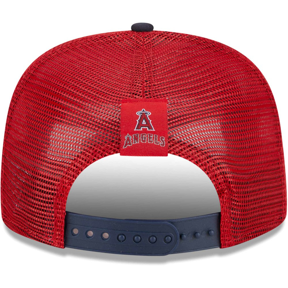 Los Angeles Angels New Era Speed Golfer Trucker Snapback Hat - MLB