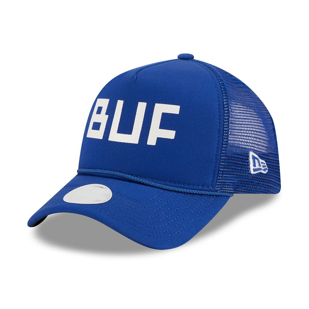 Buffalo Bills New Era Women's McGee Trucker 9FORTY Adjustable Hat Royal | NFL