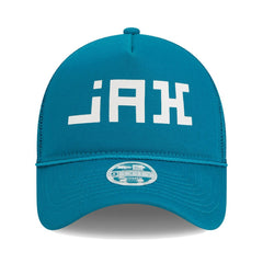 Jacksonville Jaguars New Era Women's McGee Trucker 9FORTY Adjustable Hat Teal | NFL