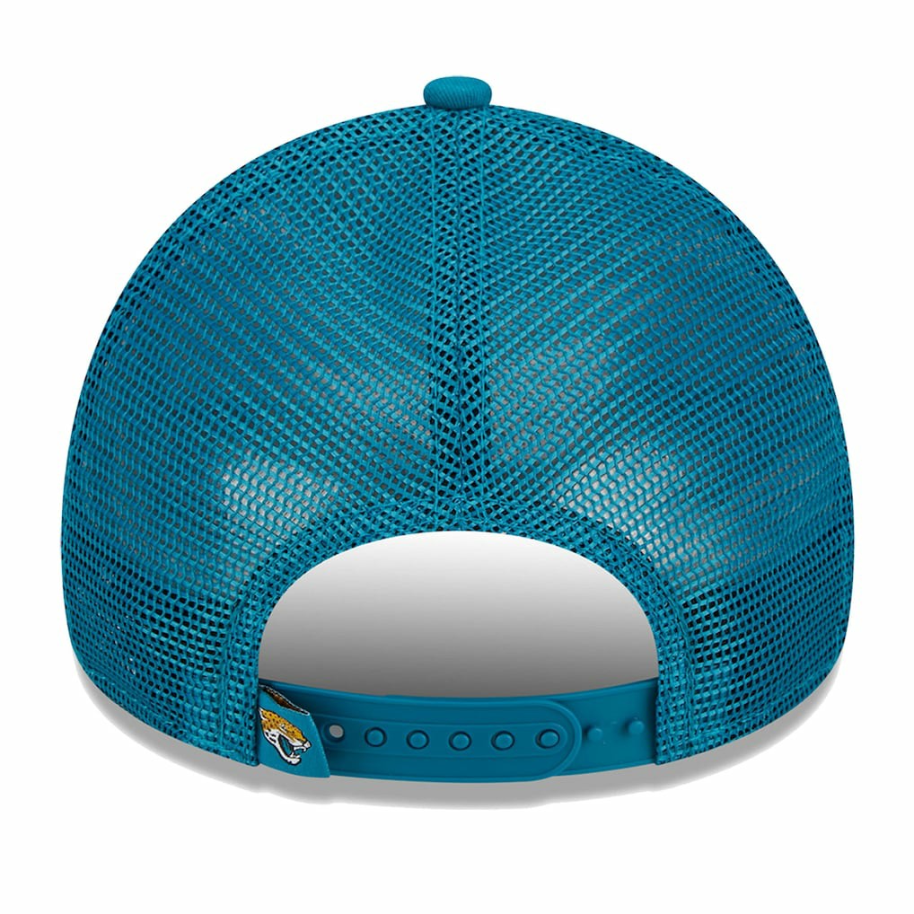 Jacksonville Jaguars New Era Women's McGee Trucker 9FORTY Adjustable Hat Teal | NFL