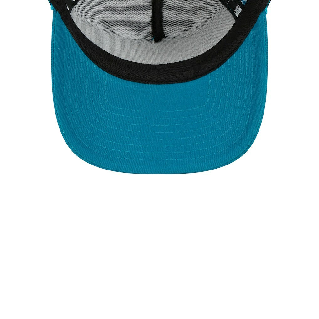 Jacksonville Jaguars New Era Women's McGee Trucker 9FORTY Adjustable Hat Teal | NFL