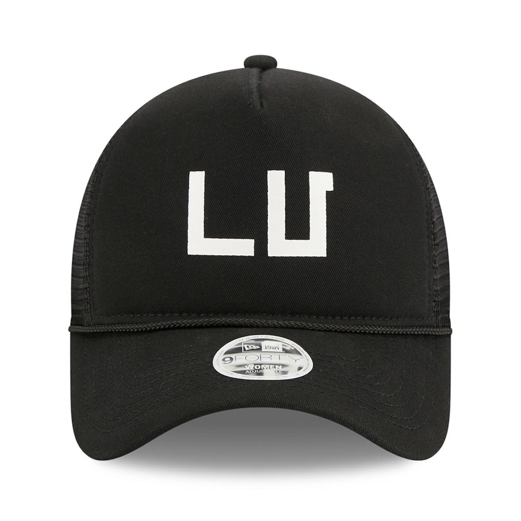 Las Vegas Raiders New Era Women's McGee Trucker 9FORTY Adjustable Hat Black | NFL