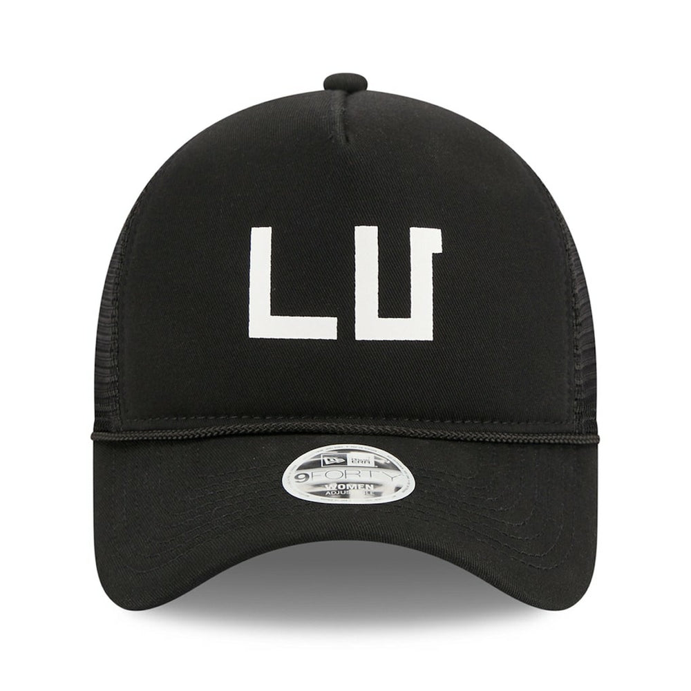 Las Vegas Raiders New Era Women's McGee Trucker 9FORTY Adjustable Hat Black | NFL