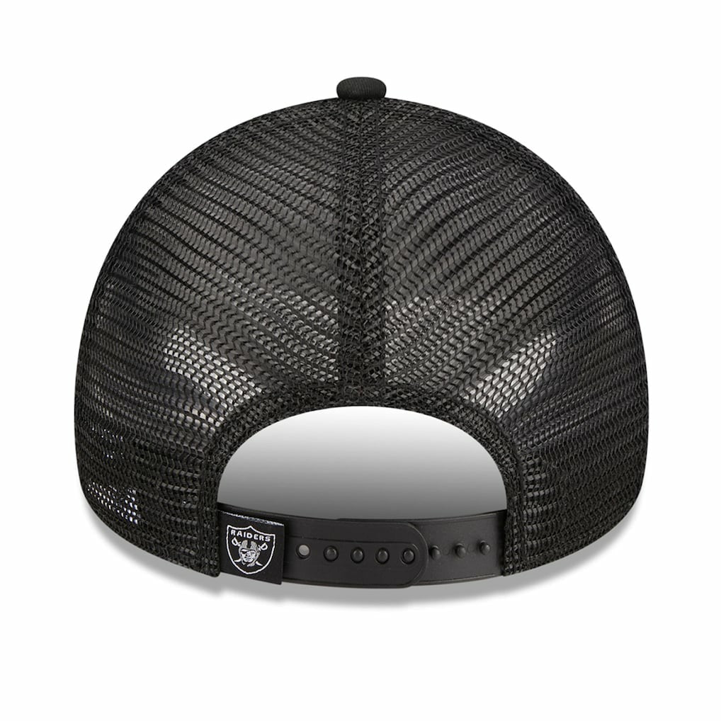 Las Vegas Raiders New Era Women's McGee Trucker 9FORTY Adjustable Hat Black | NFL