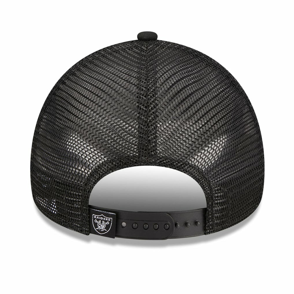 Las Vegas Raiders New Era Women's McGee Trucker 9FORTY Adjustable Hat Black | NFL