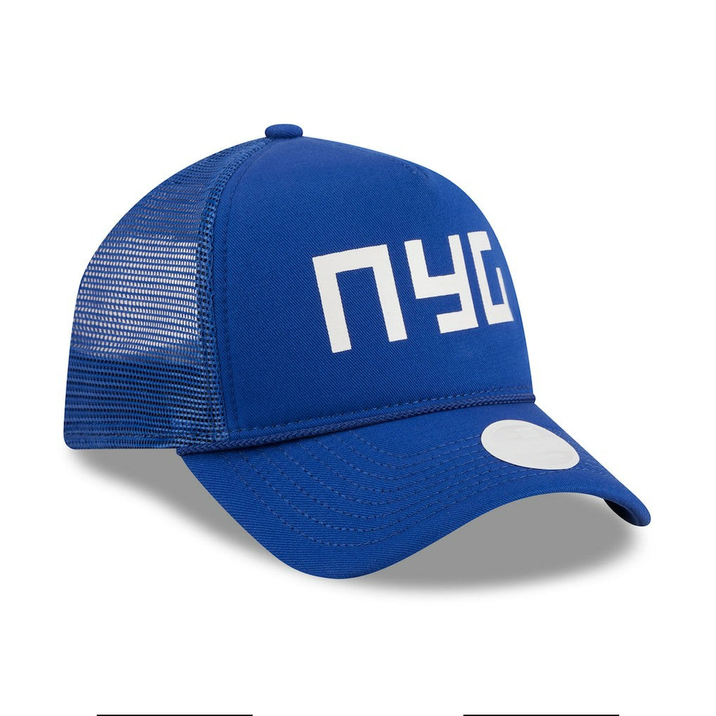 New York Giants New Era Women's McGee Trucker 9FORTY Adjustable Hat Royal | NFL