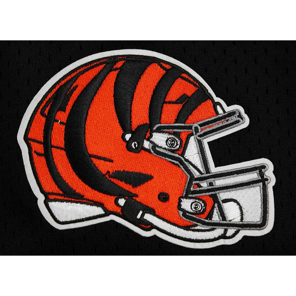 Joe Burrow Cincinnati Bengals Pro Standard Mesh Baseball Button-Up T-Shirt Black | NFL