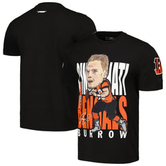 Joe Burrow Cincinnati Bengals Pro Standard Avatar Remix Player Graphic T-Shirt Black | NFL