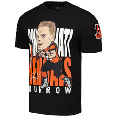 Joe Burrow Cincinnati Bengals Pro Standard Avatar Remix Player Graphic T-Shirt Black | NFL