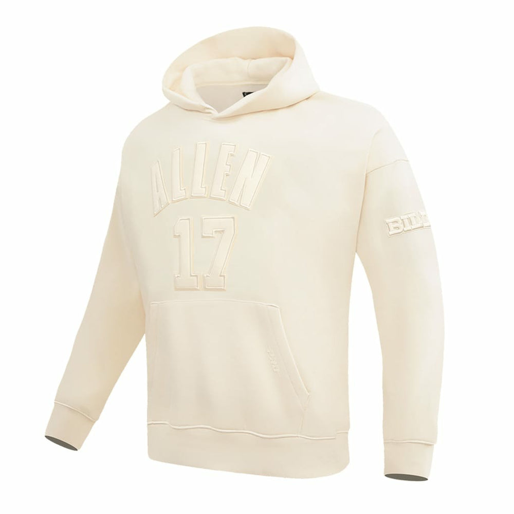 Josh Allen Buffalo Bills Pro Standard Player Name & Number Pullover Hoodie Cream | NFL