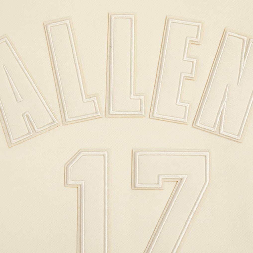 Josh Allen Buffalo Bills Pro Standard Player Name & Number Pullover Hoodie Cream | NFL