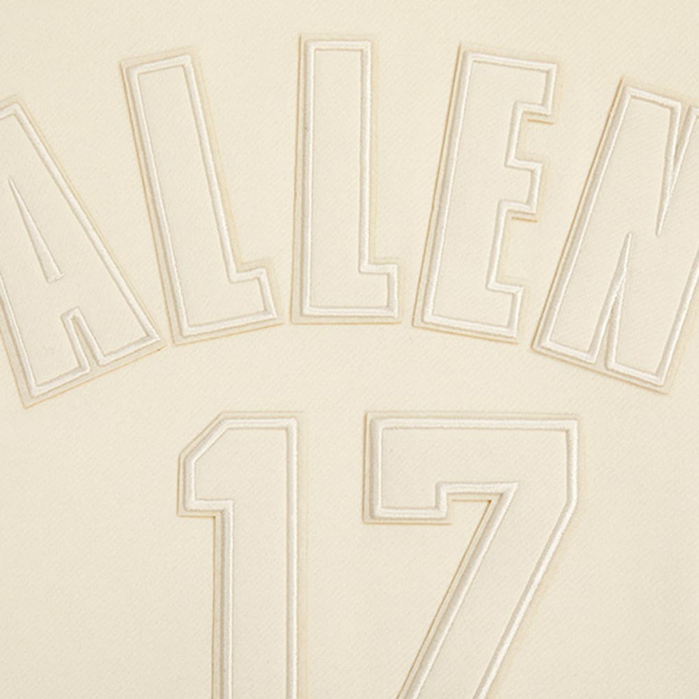 Josh Allen Buffalo Bills Pro Standard Player Name & Number Pullover Hoodie Cream | NFL