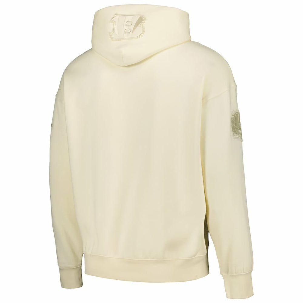Joe Burrow Cincinnati Bengals Pro Standard Player Name & Number Pullover Hoodie Cream | NFL