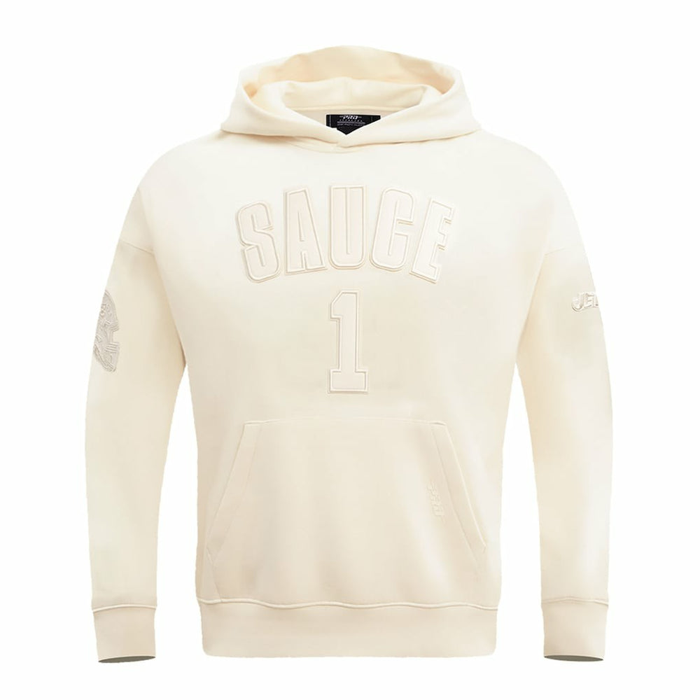 Ahmad Sauce Gardner New York Jets Pro Standard Player Name & Number Pullover Hoodie Cream | NFL