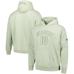 Justin Herbert Los Angeles Chargers Pro Standard Player Name & Number Pullover Hoodie Light Green | NFL