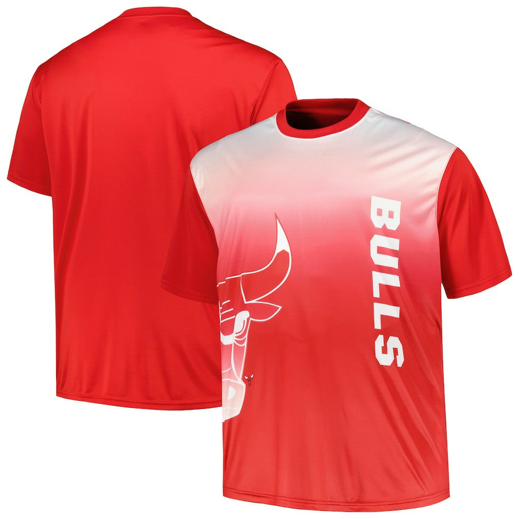 Chicago Bulls Big & Tall Sublimated T-Shirt Red - NBA