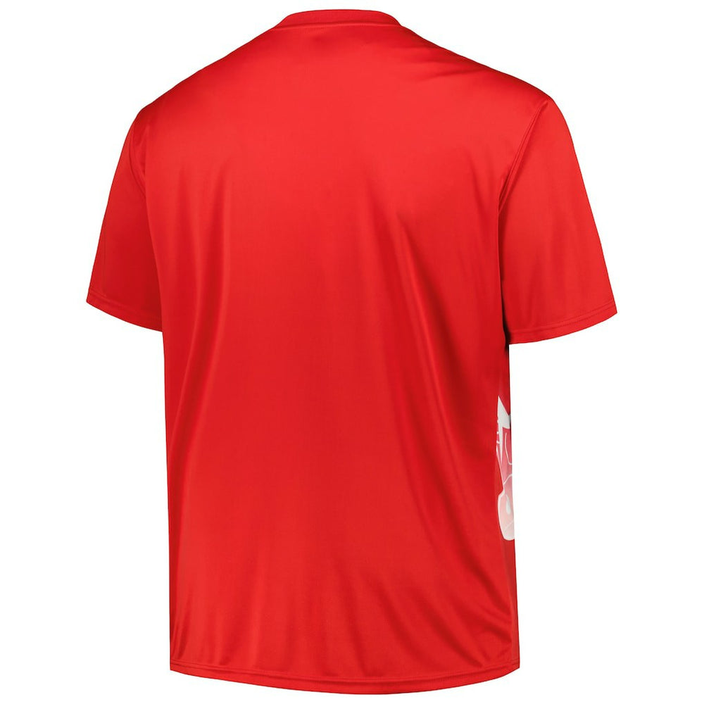 Chicago Bulls Big & Tall Sublimated T-Shirt Red - NBA