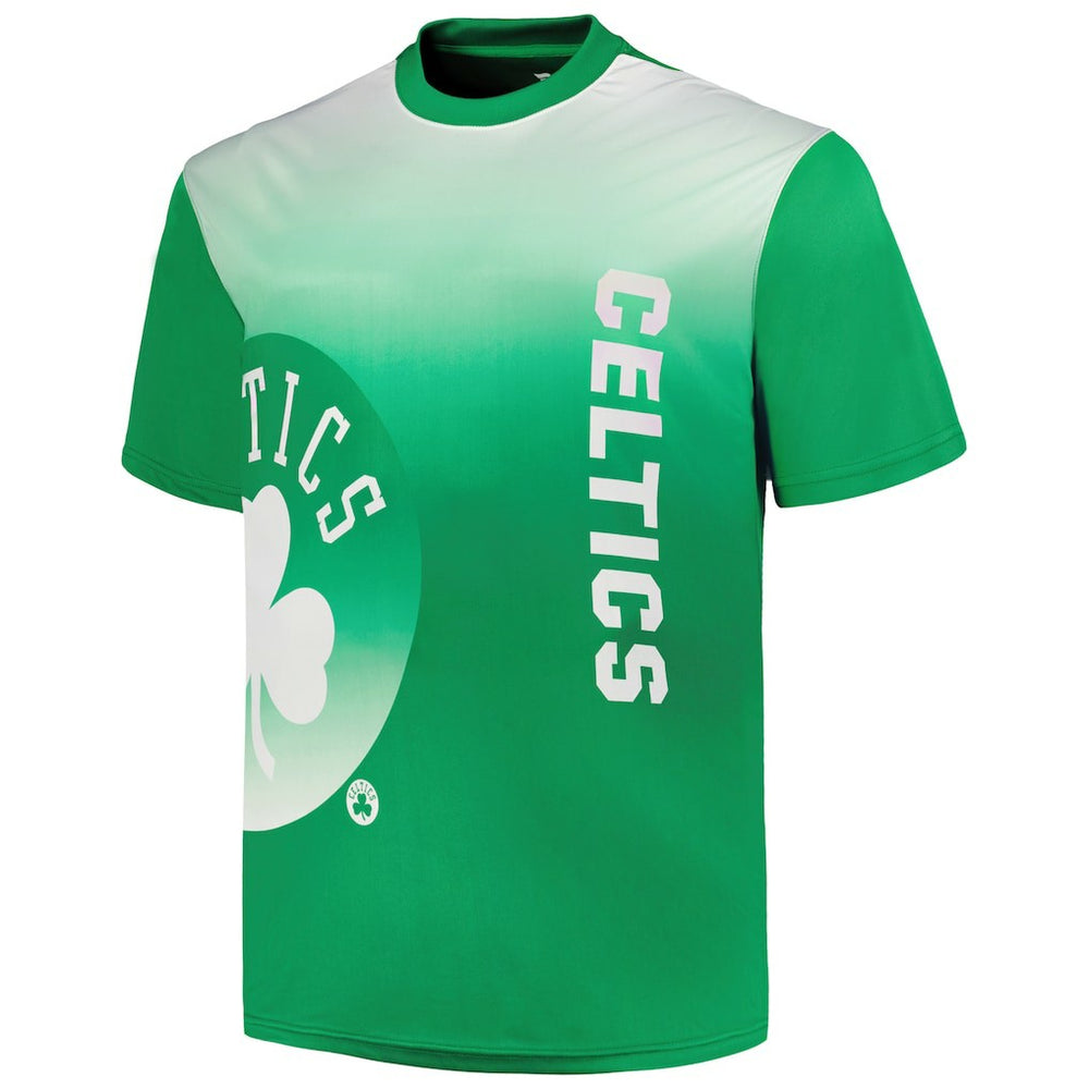 Boston Celtics Big & Tall Sublimated T-Shirt Kelly Green - NBA