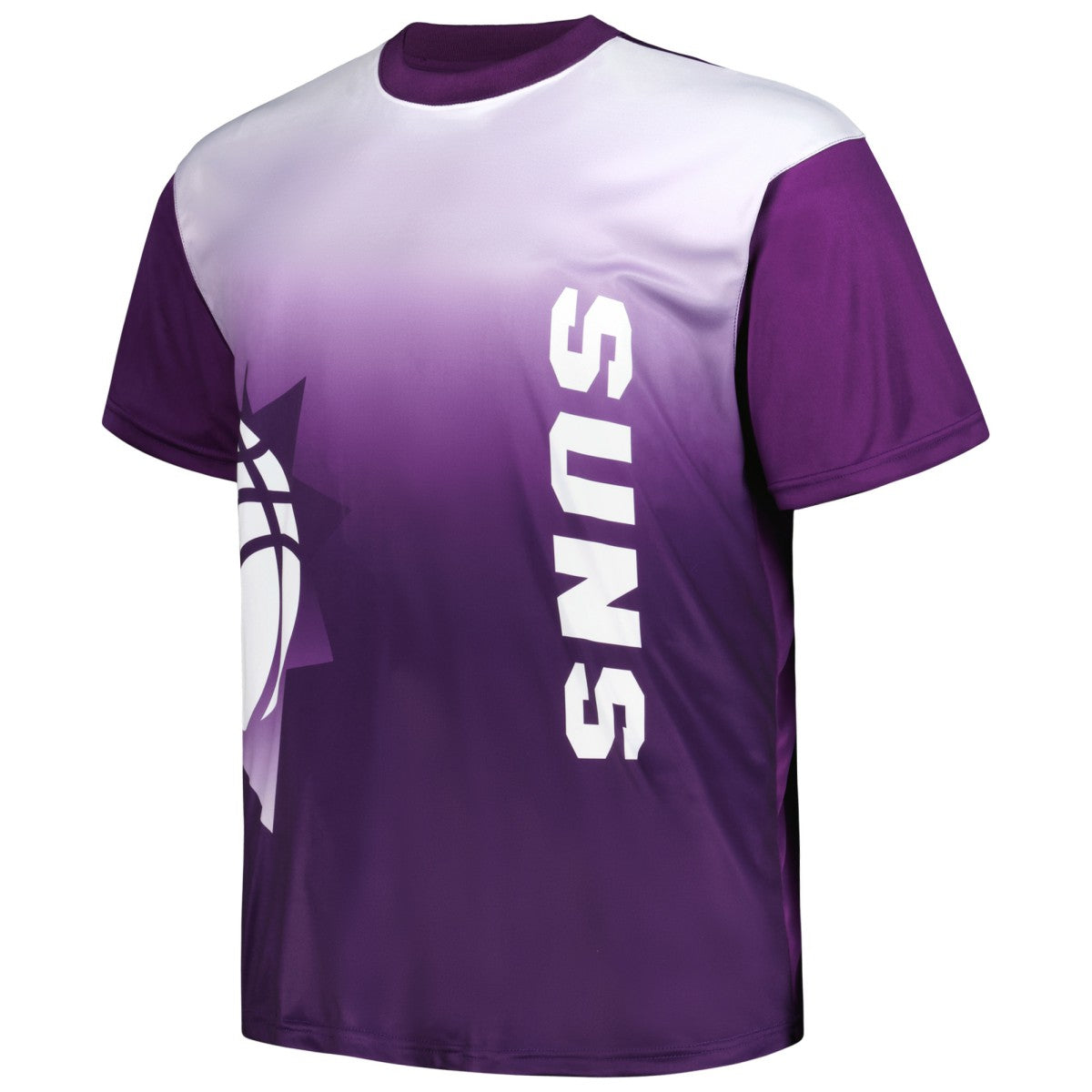 Phoenix Suns Big & Tall Sublimated T-Shirt Purple - NBA