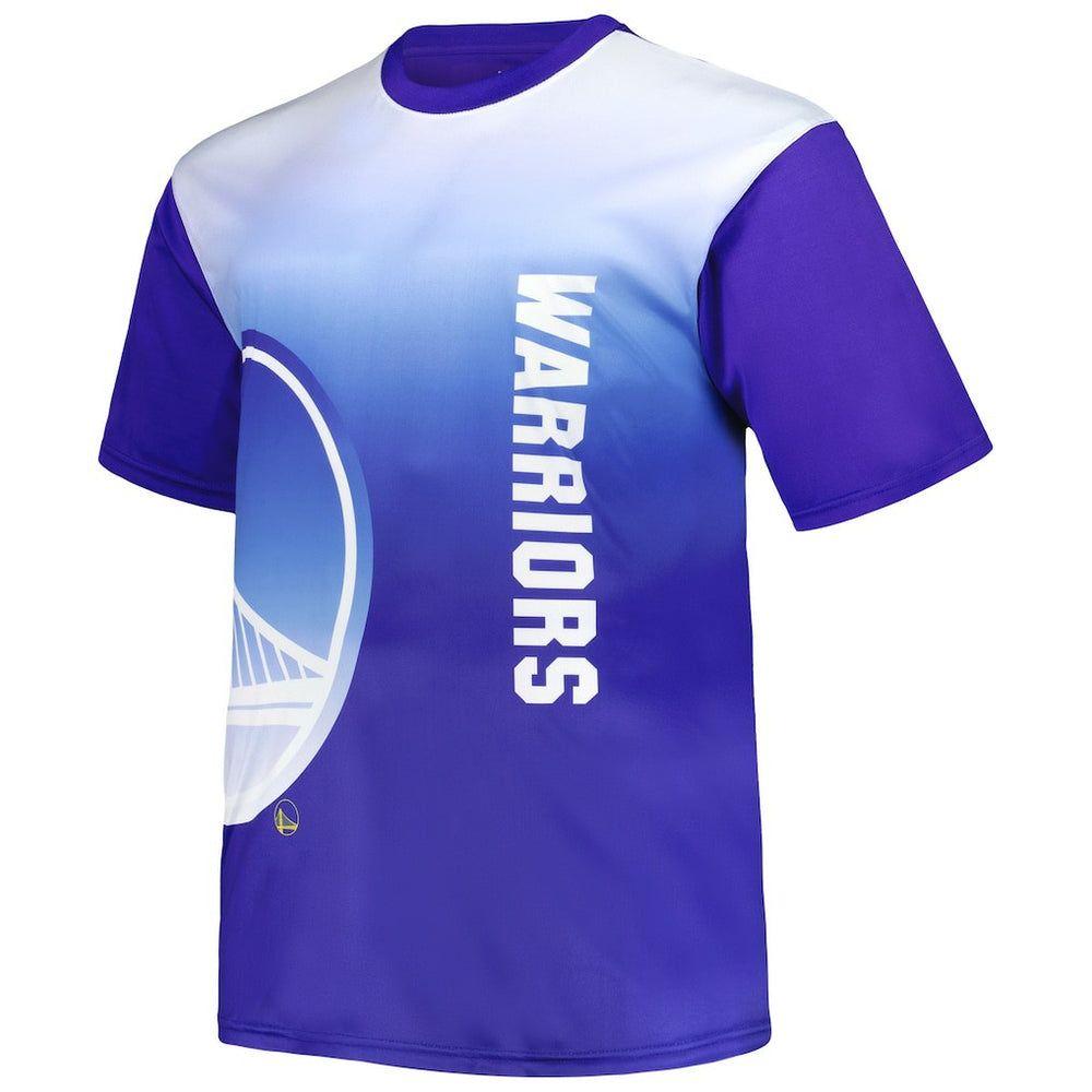 Golden State Warriors Big & Tall Sublimated T-Shirt Royal - NBA