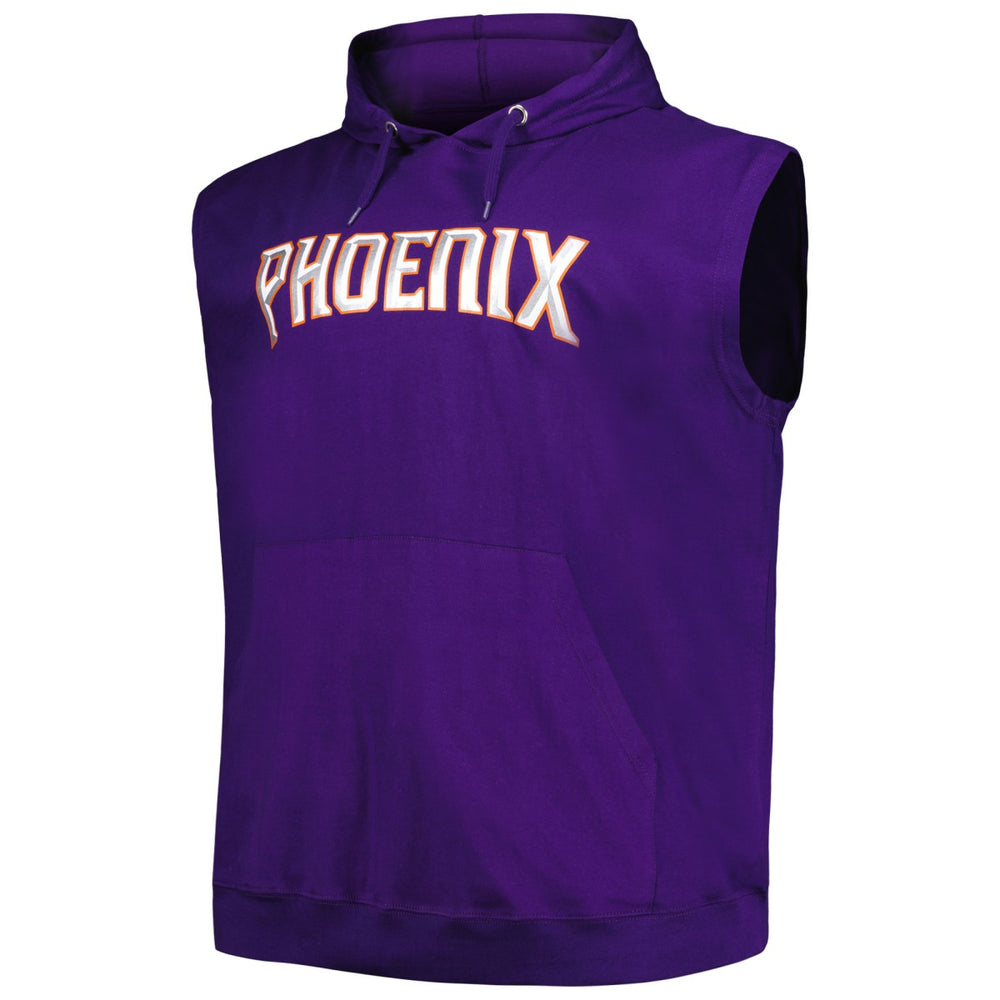 Phoenix Suns Big & Tall Jersey Muscle Pullover Hoodie Purple - NBA