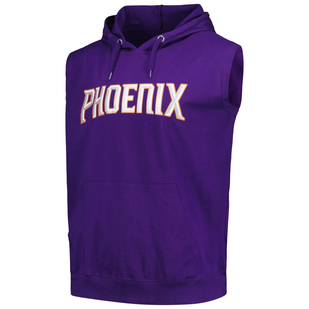Phoenix Suns Jersey Muscle Pullover Hoodie Purple - NBA