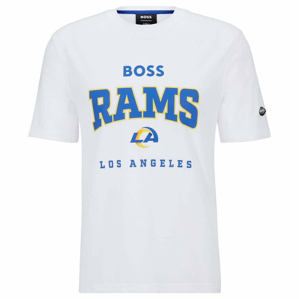 Los Angeles Rams BOSS X NFL Huddle T-Shirt White | NFL