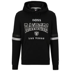 Las Vegas Raiders BOSS X NFL Touchdown Pullover Hoodie Black/White | NFL