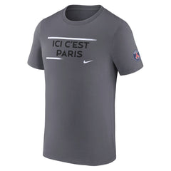 Paris Saint-Germain Verbiage T-Shirt Gray | Nike Sale