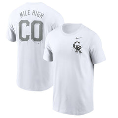 Colorado Rockies Nike Mile High Hometown T-Shirt - MLB