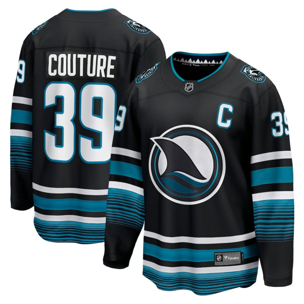 Logan Couture San Jose Sharks Fanatics Breakaway Jersey - Black - NHL