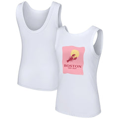 Boston Red Sox Lusso Style Women's Lindy Tank Top - MLB