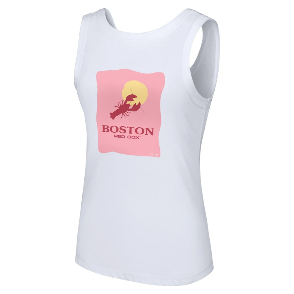 Boston Red Sox Lusso Style Women's Lindy Tank Top - MLB