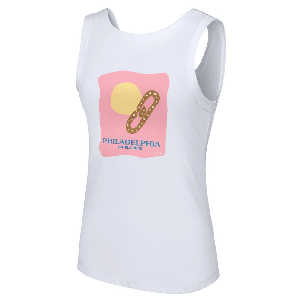 Philadelphia Phillies Lusso Style Women's Lindy Tank Top - MLB