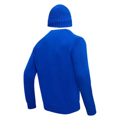Buffalo Bills Pro Standard Crewneck Pullover Sweater & Cuffed Knit Hat Box Gift Set Royal | NFL