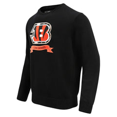 Cincinnati Bengals Pro Standard Prep Knit Sweater Black | NFL