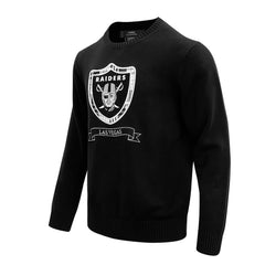 Las Vegas Raiders Pro Standard Prep Knit Sweater Black | NFL