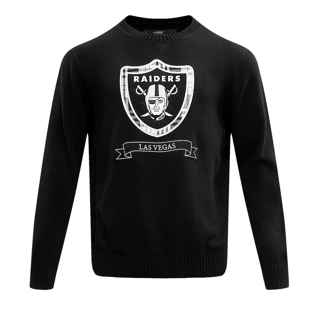 Las Vegas Raiders Pro Standard Prep Knit Sweater Black | NFL