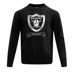 Las Vegas Raiders Pro Standard Prep Knit Sweater Black | NFL