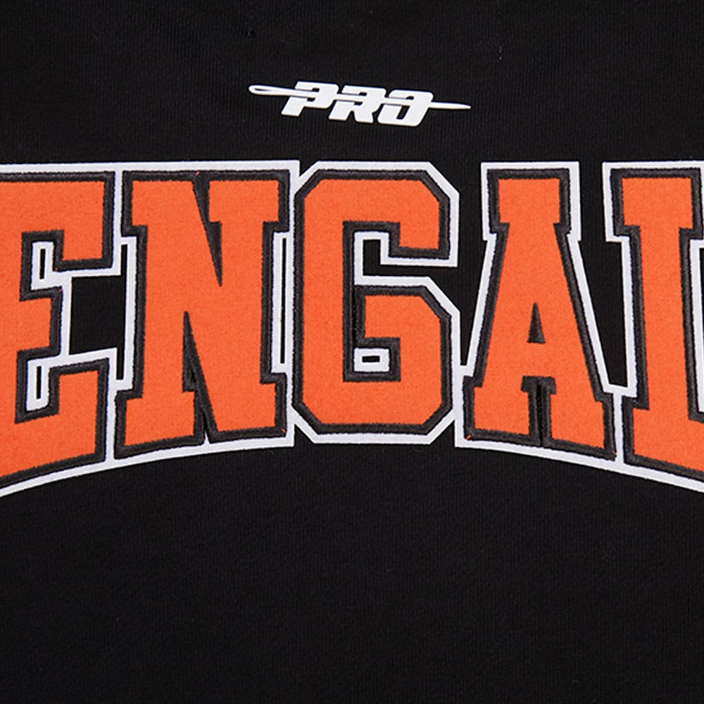 Cincinnati Bengals Pro Standard Crest Emblem Pullover Sweatshirt Black | NFL