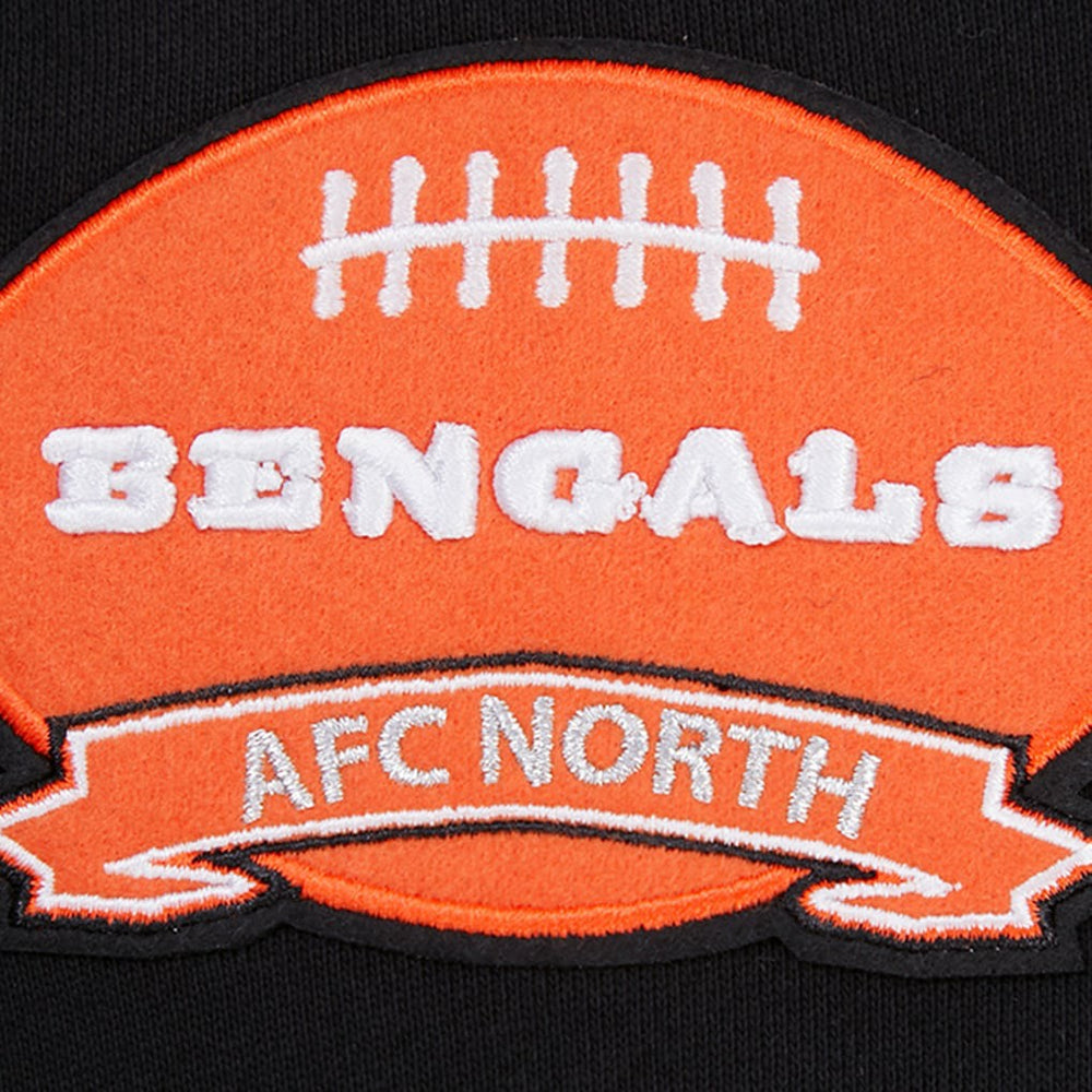Cincinnati Bengals Pro Standard Crest Emblem Pullover Sweatshirt Black | NFL