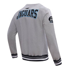 Jacksonville Jaguars Pro Standard Crest Emblem Pullover Sweatshirt Heather Gray | NFL