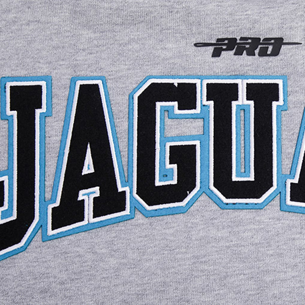 Jacksonville Jaguars Pro Standard Crest Emblem Pullover Sweatshirt Heather Gray | NFL