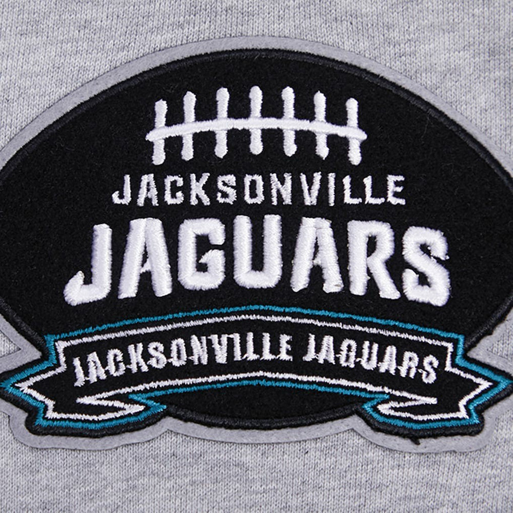 Jacksonville Jaguars Pro Standard Crest Emblem Pullover Sweatshirt Heather Gray | NFL