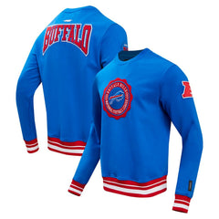 Buffalo Bills Pro Standard Crest Emblem Pullover Sweatshirt Royal | NFL
