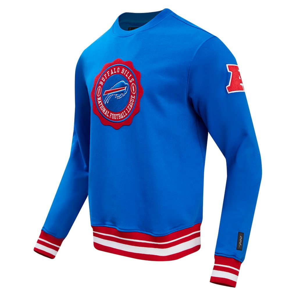 Buffalo Bills Pro Standard Crest Emblem Pullover Sweatshirt Royal | NFL